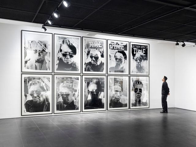 곽덕준의 '대통령과 곽' 전시 모습[갤러리현대 제공. 재판매 및 DB 금지]