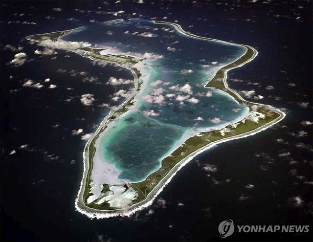 차고스 제도의 디에고 가르시아 섬