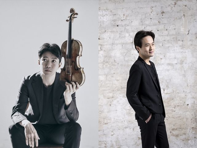 왼쪽부터 바이올리니스트 김영욱, 피아니스트 김다솔