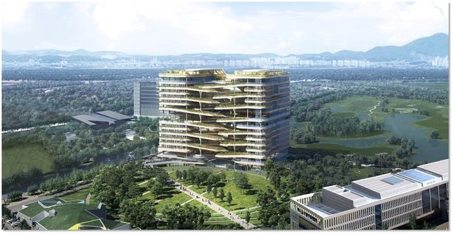 하나금융 그룹 헤드쿼터 조감도