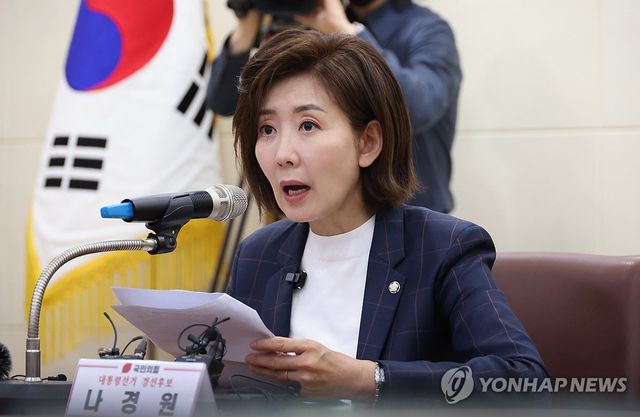 국민의힘 나경원 경선 후보, 대구서 기자간담회