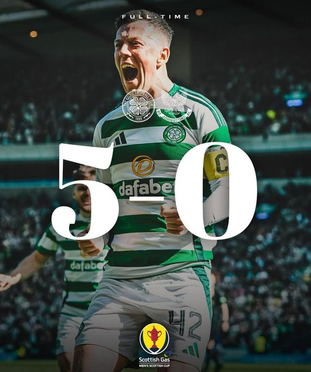 스코티시컵 준결승전에서 대승을 거둔 셀틱