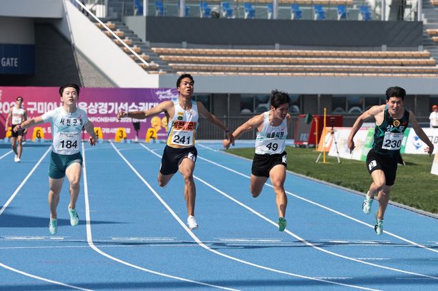 나마디 조엘진, 아시아육상선수권 남자 100ｍ 우승