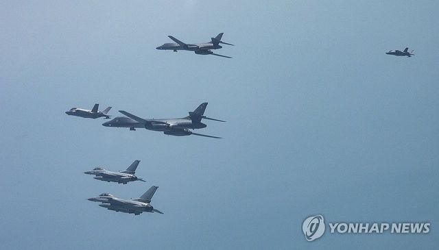 한미 연합공중훈련 시행