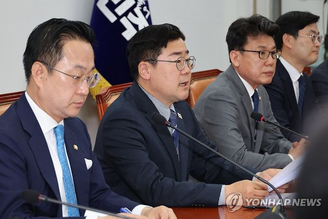 민주당 원내대책회의