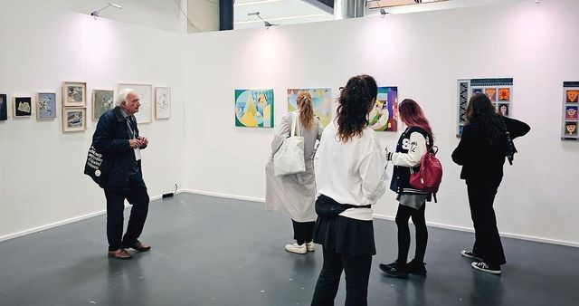 오스트리아센터 빈에서 열린 '한국 청년 아트페어'