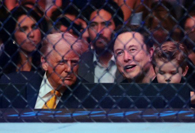 도널드 트럼프 미국 대통령과 일론 머스크 