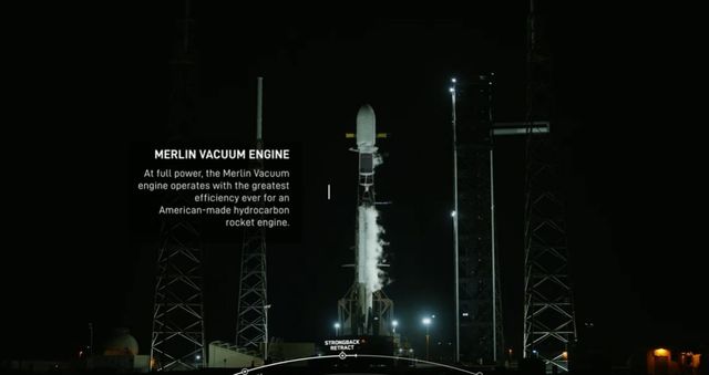 정찰위성 4호기 탑재 우주발사체 '팰컨9'