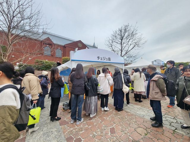 지난해 일본에서 운영된 제주도 홍보 부스