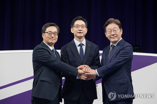 민주당 대선 경선 후보 첫 TV 토론회