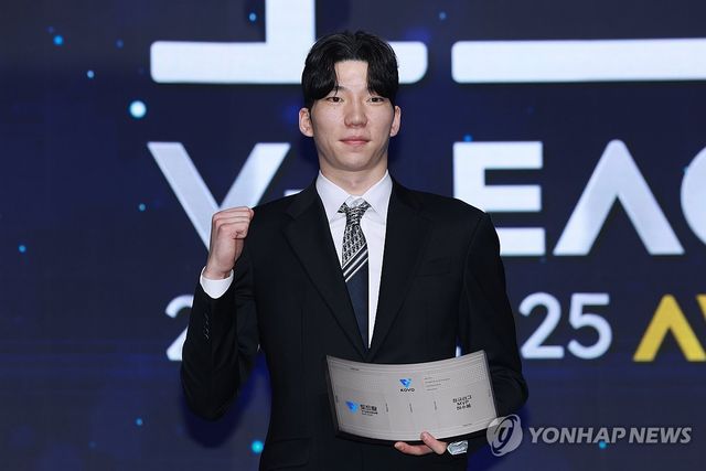 정규리그 MVP 현대캐피탈 허수봉