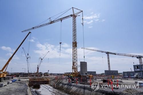 페마른벨트 해저터널 건설 현장 