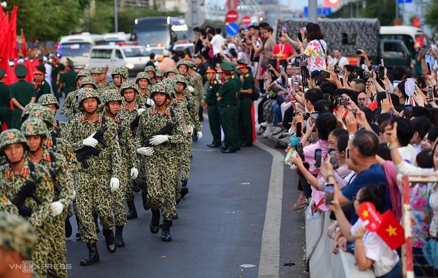 베트남전 종전·통일 50주년 기념 퍼레이드 리허설