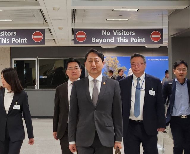 미국 도착한 안덕근 산업부 장관