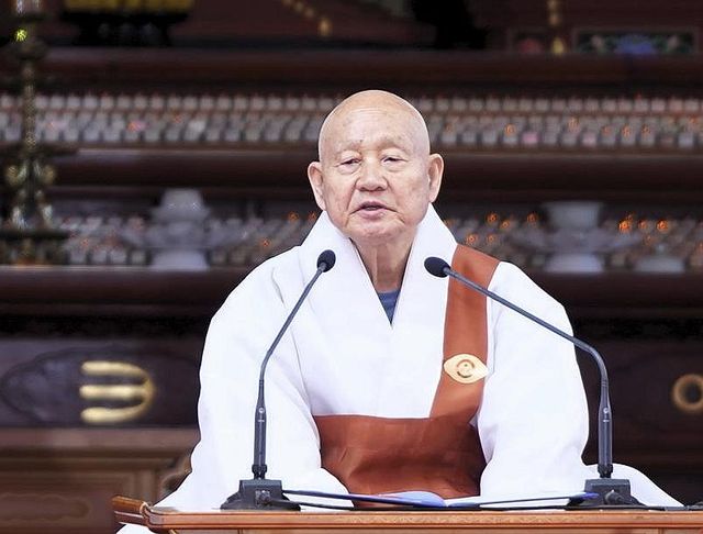 조계종 종정 성파 대종사