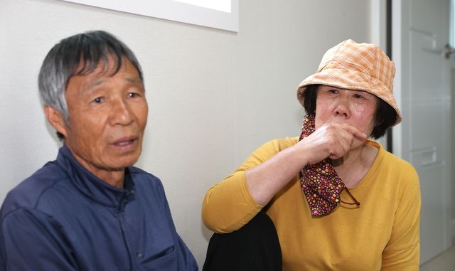 임시주택에 입주한 의성군 주민