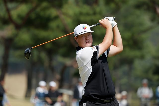 임성재의 티샷.