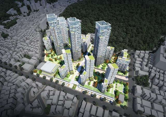 신통1차 시흥1구역 주택정비형 재개발사업 조감도