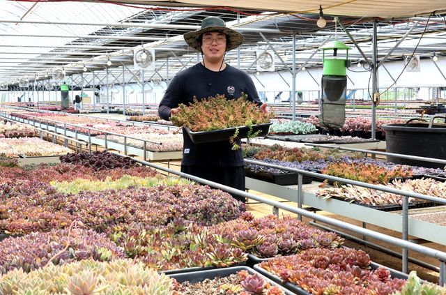 청년농업인 대상 수상한 사계농원 노광명씨