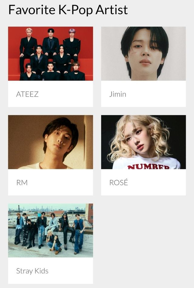 '아메리칸 뮤직 어워즈'의 '페이보릿 K팝 아티스트' 후보들