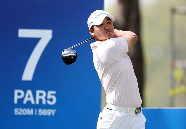 김현욱의 티샷.