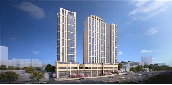 마포로 4구역 제1지구 재개발 사업 투시도