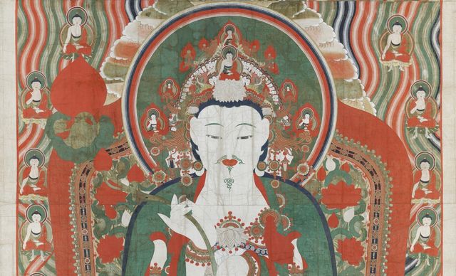 '부여 무량사 미륵불 괘불도' 부분 