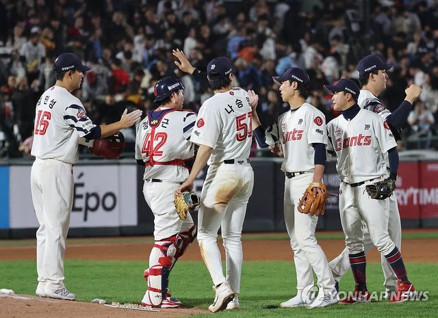 한화 9연승 저지한 롯데