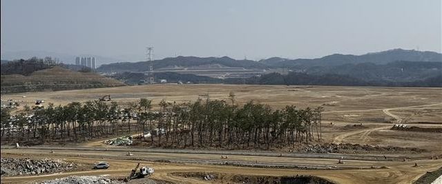 준공된 청주 오창테크노폴리스 1공구 전경