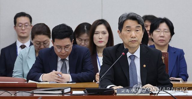 이주호 부총리 겸 교육부 장관 답변