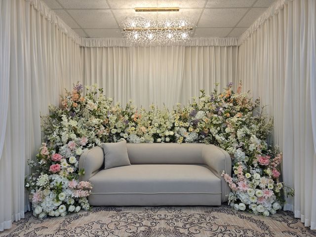 안산시 공공웨딩홀 신부대기실의 모습.