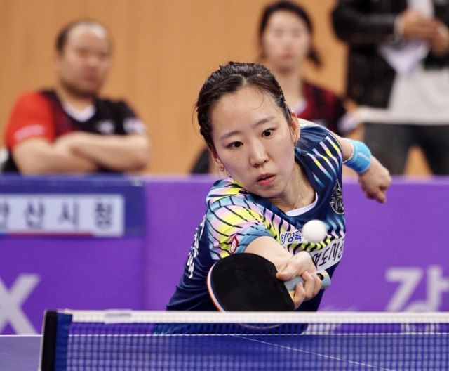 화성도시공사 에이스 양하은의 경기 장면 