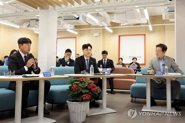 이재명 후보, 농업과학기술진흥 간담회