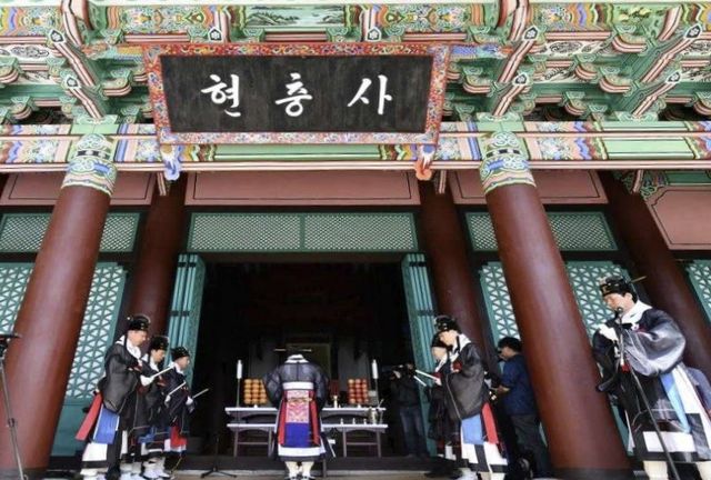 지난해 기념행사(다례) 모습 