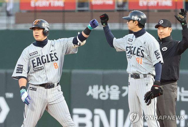 선제 1타점 올린 노시환