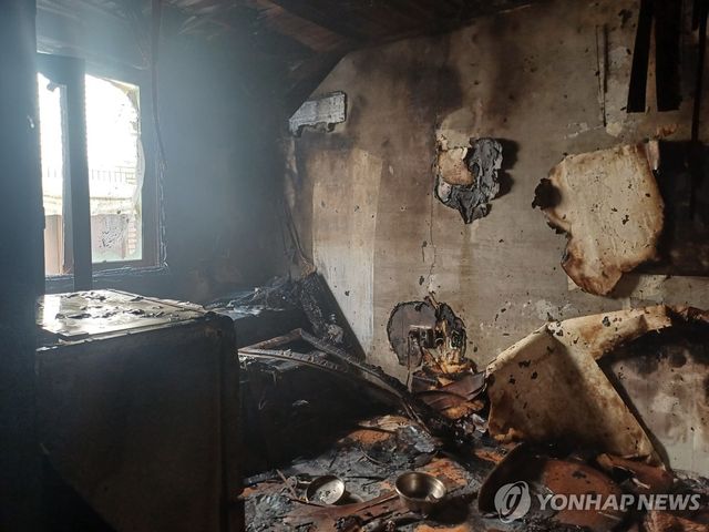 논산 화지동 여관서 화재