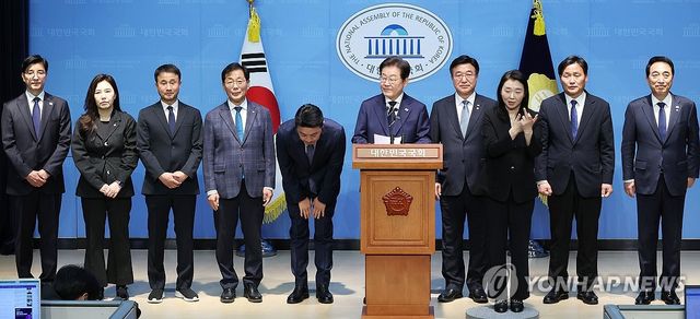 이재명 예비후보 경선 캠프 인선 공개