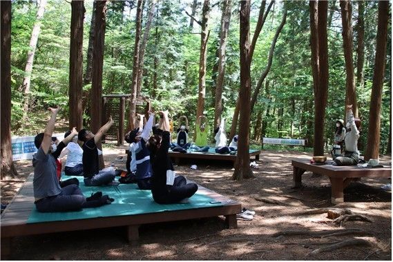 산불 대응 인력 치유 프로그램. [국립공원공단 제공. 재판매 및 DB 금지]