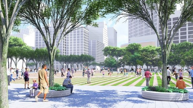 새 단장한 서울광장 투시도