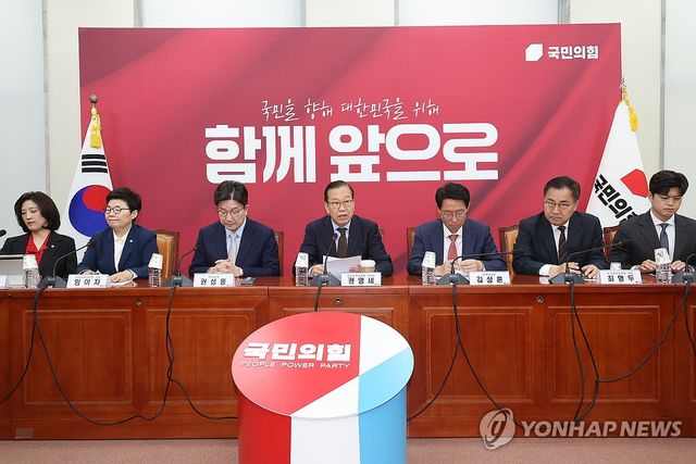 발언하는 권영세 비상대책위원장