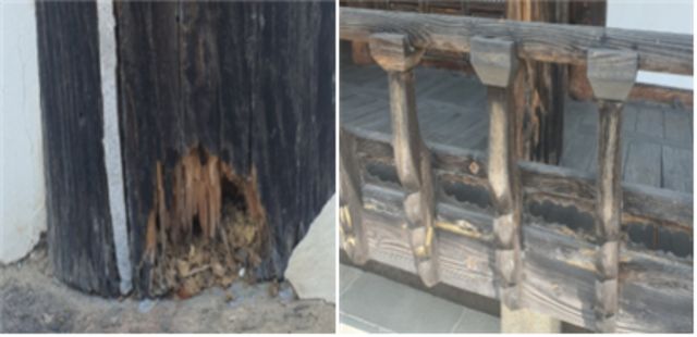 훼손된 울산동헌