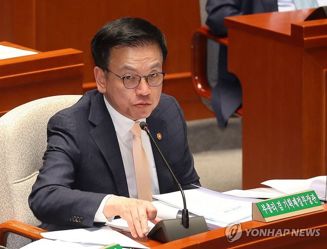 답변하는 최상목 경제부총리