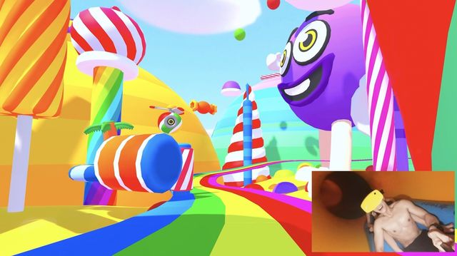 하이원 워터월드 VR 슬라이드 중 캔디랜드 콘텐츠