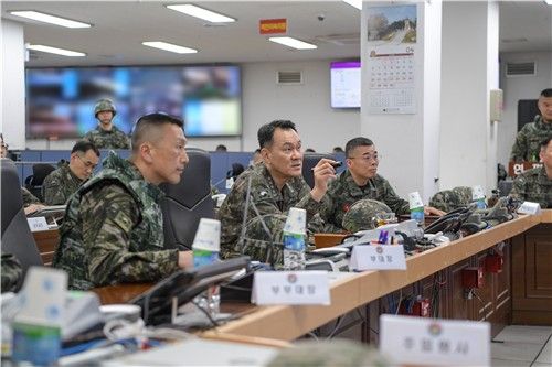 합참의장, 서북도서 대비태세 현장점검