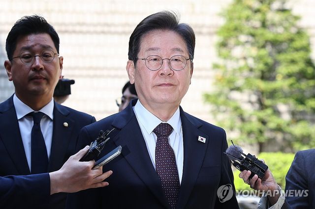 이재명 후보, 법정으로