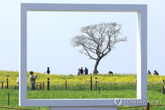 봄 정취 물씬 나는 신화가든