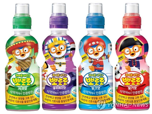 팔도 뽀로로 음료 