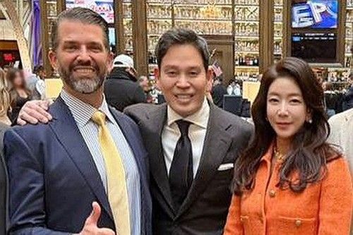 트럼프 주니어 만난 정용진 회장