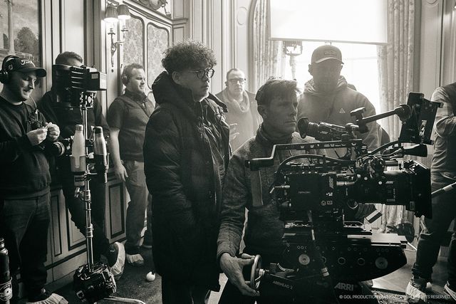 김홍선 감독의 촬영 현장