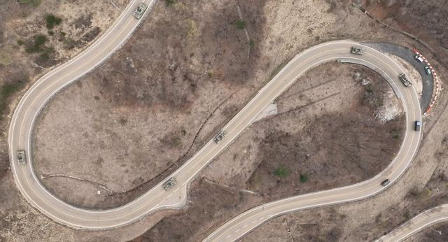 육군 3군단 예하 102기갑여단 산악 기동훈련